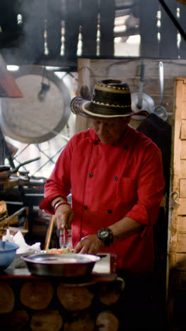 Man-working-in-a-latin-restaurant