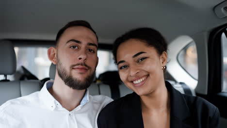 Young-couple-in-a-vehicle