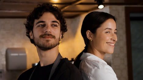 Baristas-In-Einem-Café