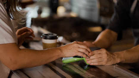 Barista-serving-coffee