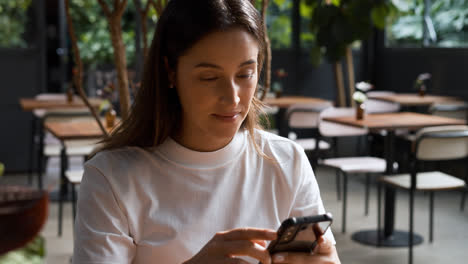 Woman-using-phone