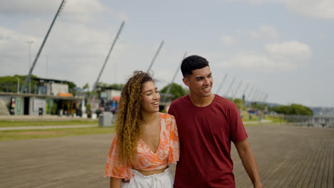 Couple-walking-together