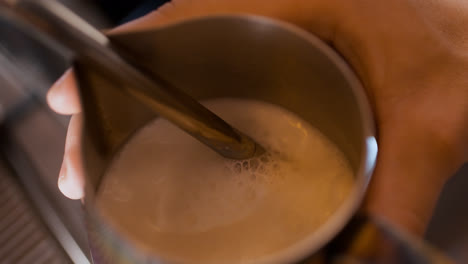 Steaming-milk