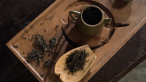 Set-of-tea-containers-on-table