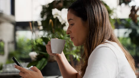 Woman-using-phone