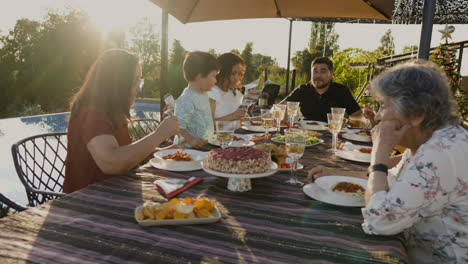 Familienmittagessen