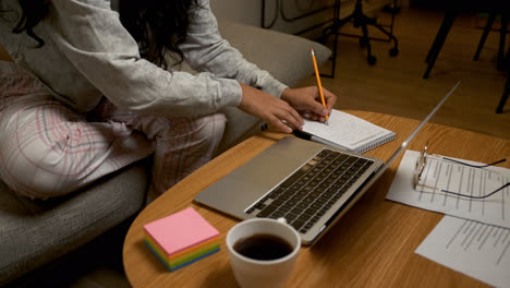 Woman-working-at-home