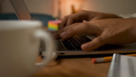 Young-woman-working-at-home