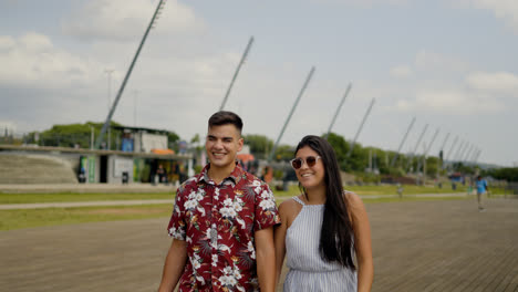 Couple-walking-together