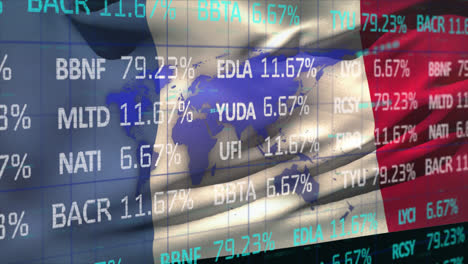 Procesamiento-De-Datos-Del-Mercado-De-Valores-Y-Mapa-Mundial-Contra-La-Bandera-Nacional-Francesa