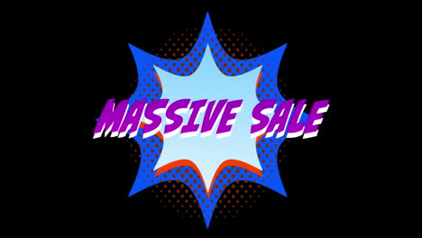 Word-Massive-Sale-appearing-in-front-of-explosion-effect