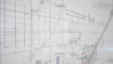 Animación-De-La-Visualización-Del-Mercado-De-Valores-Sobre-Fondo-Blanco.-