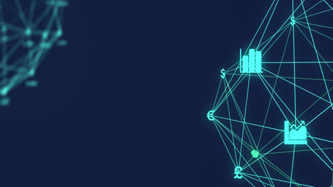 Animación-De-Interfaz-Digital-Y-Globo-De-Conexiones-De-Red-Con-íconos-Financieros-Y-Monetarios
