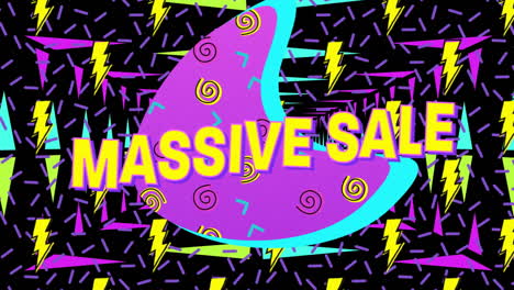 Massive-sale-on-black-background