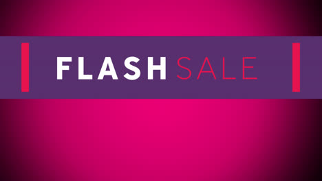 Flash-Sale-Auf-Lila-Banner