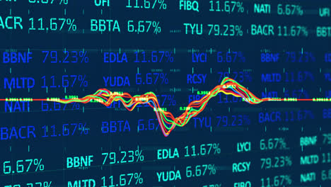 Finanzdaten-Und-Statistische-Datenverarbeitung-Vor-Blauem-Hintergrund