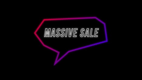 Massive-Sale-advertisement-in-Retro-Eighties-concept