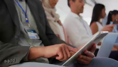 Close-up-of-the-audience-at-a-business-conference