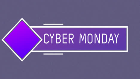 Texto-De-Cyber-Monday-Sobre-Texto-Boom-Y-Zap-En-Burbujas-De-Discurso-Sobre-Fondo-Morado