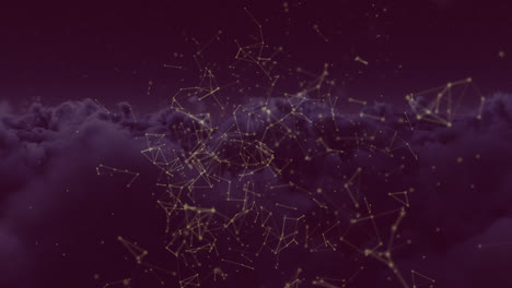 Digital-composite-of-a-blockchain-loops-and-connecting-lines