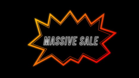 Massive-Sale-advertisement-in-Retro-Eighties-concept