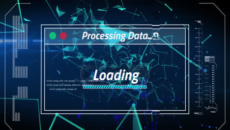 Animation-Der-Datenverarbeitung-Auf-Blauem-Hintergrund