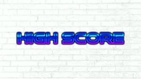 Animation-Von-Highscore-Text-Auf-Weißem-Hintergrund