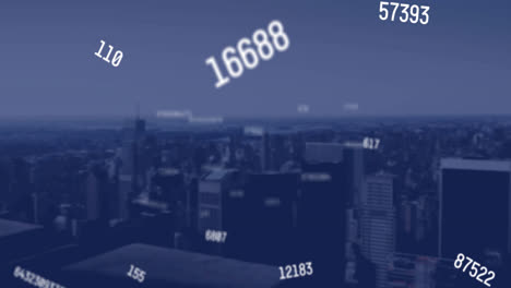 Animation-of-falling-numbers-over-cityscape