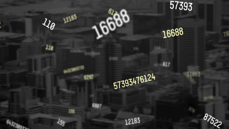 Animation-of-falling-numbers-over-cityscape