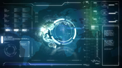 Animation-Des-Scope-Scannens-Und-Der-Datenverarbeitung-Auf-Dem-Bildschirm