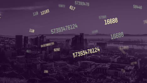 Animation-of-falling-numbers-over-cityscape