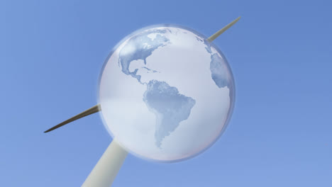 Animation-of-globe-over-wind-turbine