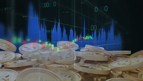 Animation-of-yen-coins-over-data-processing