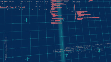 Animation-Der-Datenverarbeitung-Auf-Marinehintergrund