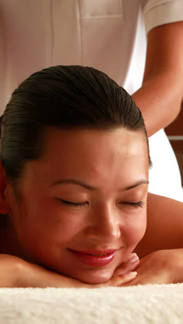 Gorgeous-woman-getting-a-massage-with-herbal-compresses