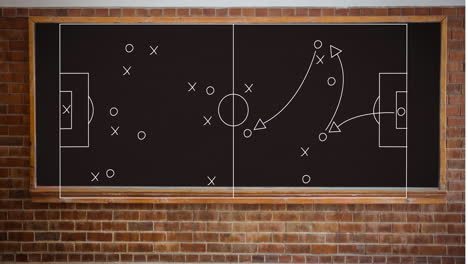 Animation-Eines-Taktischen-Fußballspielplans-Auf-Der-Tafel