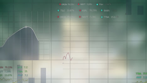 Animation-Der-Finanzdatenverarbeitung-Auf-Grauem-Hintergrund