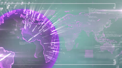 Imagen-Del-Procesamiento-De-Datos-Sobre-El-Globo-Giratorio-Y-El-Mapa-Mundial.