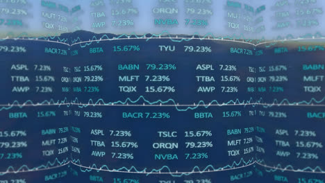 Animation-Der-Finanzdatenverarbeitung-Im-Querformat