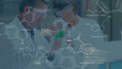 Animación-Del-Procesamiento-De-Datos-En-El-Laboratorio-De-Científicos.