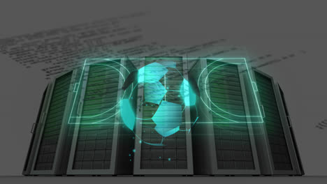 Animación-Del-Estadio-De-Neón-Y-Procesamiento-De-Datos-Sobre-Sala-De-Servidores-Y-Fútbol