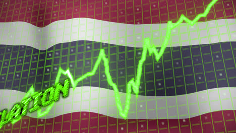 Animación-De-Procesamiento-De-Datos-Y-Texto-De-Estanflación-Sobre-La-Bandera-De-Costa-Rica