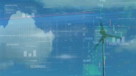 Animation-Der-Datenverarbeitung-Und-Diagramm-Einer-Windturbine