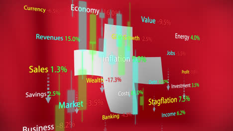 Animation-Der-Datenverarbeitung-über-Der-Flagge-Der-Schweiz