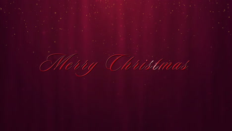 Animation-of-merry-christmas-text-on-red-background