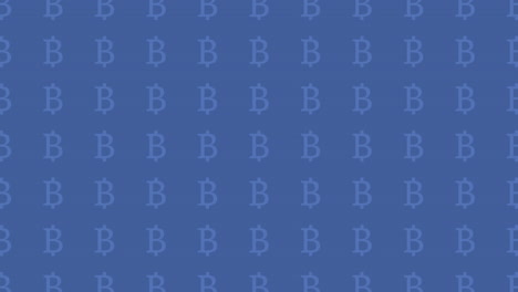 Animación-Del-Patrón-Bitcoin-Sobre-Fondo-Azul