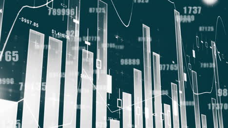 Animación-Del-Procesamiento-De-Datos-Financieros-Sobre-Fondo-Oscuro