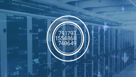 Animation-of-data-processing-over-computer-servers