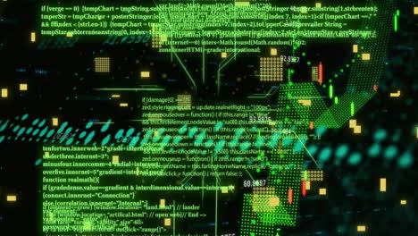 Animación-Del-Procesamiento-De-Datos-Financieros-Sobre-Estadísticas