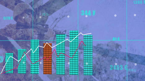 Animation-Der-Finanzdatenverarbeitung-über-Soldaten